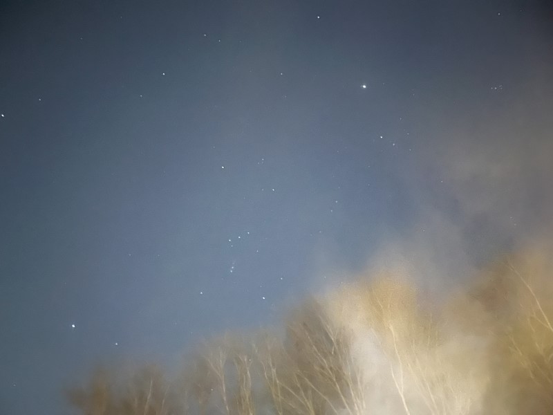 あつぎ飯山キャンプ場の星空